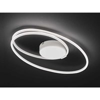 Led Deckenleuchte nia flach dimmbar Weiß, Breite 50cm von WOFI