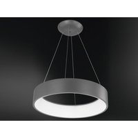 Led Ring Pendelleuchte pure Metallschirm Grau, ø 45cm Led Ring Pendelleuchte pure Metallschirm Grau, ø 45cm von WOFI