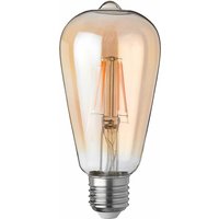 Wofi - Vintage led 4 Watt E27 Kugel Leuchtmittel Filament Amber 2500 k 280 lm dimmbar 9740 von WOFI