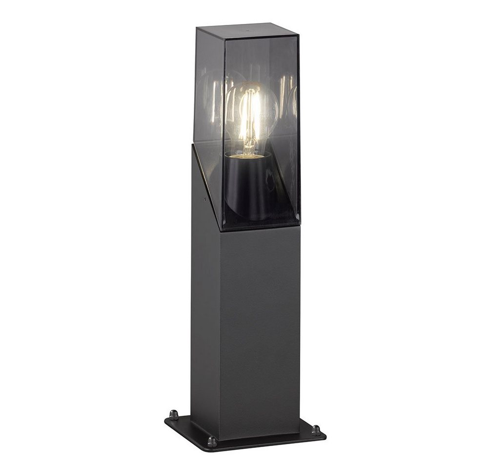 WOFI LED Außen-Stehlampe, Leuchtmittel nicht inklusive, Pollerleuchte E27 Wegeleuchten Außen schwarz Aussenleuchten Garten WOFI LED Außen-Stehlampe, Leuchtmittel nicht inklusive, Pollerleuchte E27 Wegeleuchten Außen schwarz Aussenleuchten Garten von WOFI