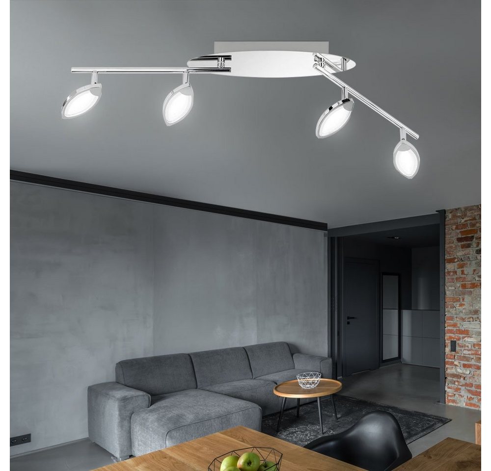 WOFI LED Deckenleuchte, LED-Leuchtmittel fest verbaut, Warmweiß, Deckenlampe LED Küche Modern LED Deckenleuchte 4 von WOFI
