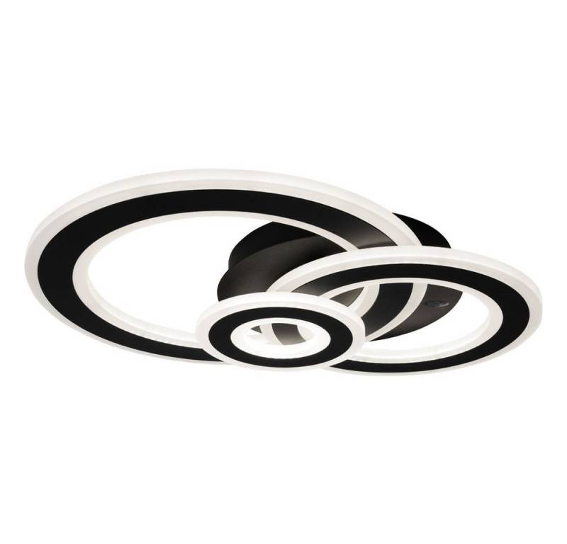 WOFI LED Deckenleuchte, LED-Leuchtmittel fest verbaut, Warmweiß, Deckenlampe dunkelgrau Deckenleuchte WOFI LED Deckenleuchte, LED-Leuchtmittel fest verbaut, Warmweiß, Deckenlampe dunkelgrau Deckenleuchte von WOFI