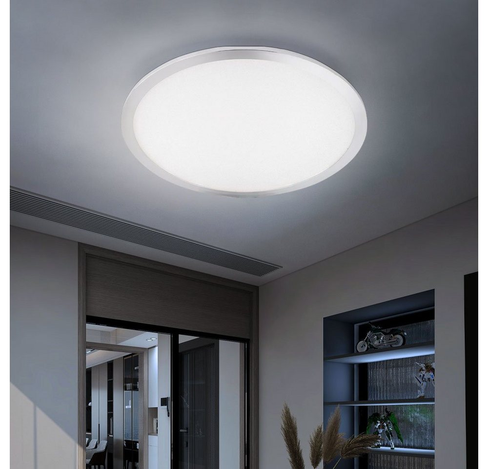 WOFI LED Deckenleuchte, LED-Leuchtmittel fest verbaut, Warmweiß, Deckenleuchte dimmbar Deckenlampe LED Wohnzimmerlampe von WOFI