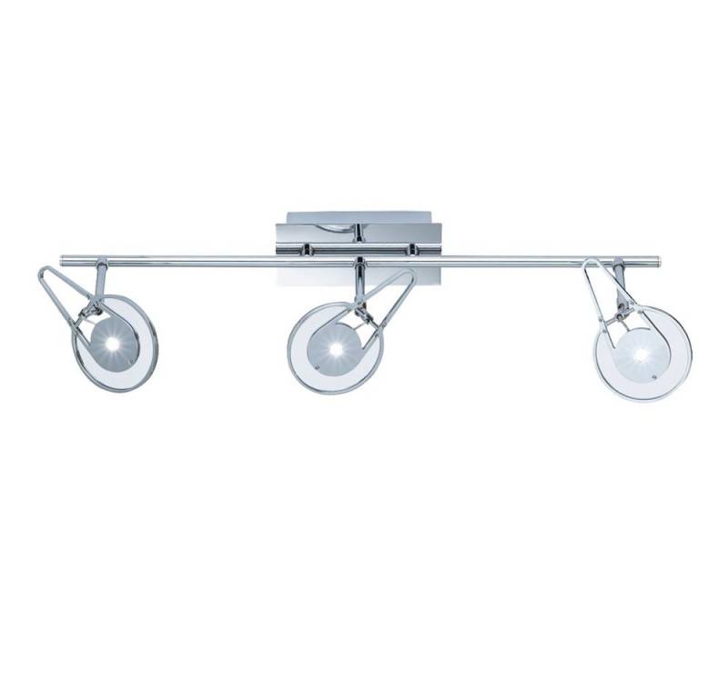 WOFI LED Deckenleuchte, LED-Leuchtmittel fest verbaut, Warmweiß, LED Decken Strahler bewegliche Spots Diele Licht MAUD 3flg WOFI von WOFI