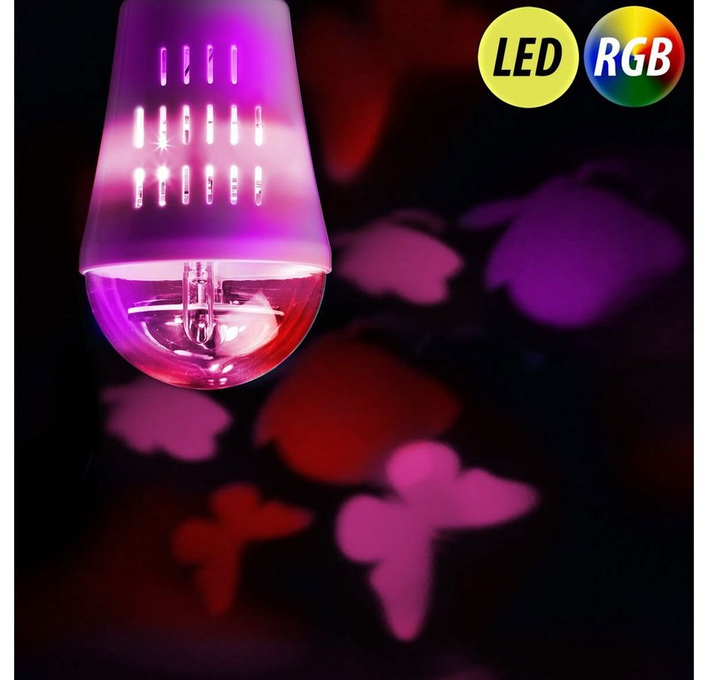 WOFI LED-Leuchtmittel, 4 W LED Deko Leuchtmittel Farbwechsel Kinder Zimmer von WOFI