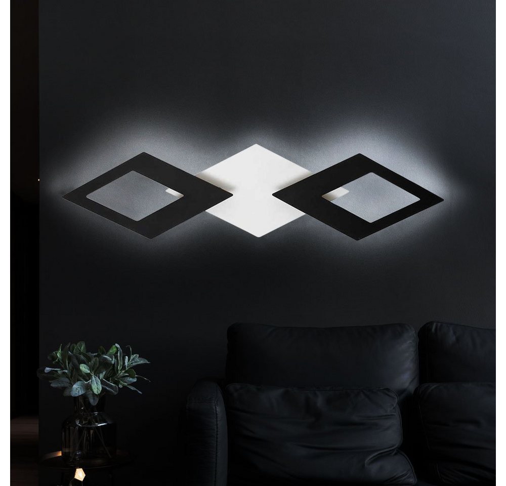 WOFI LED Wandleuchte, LED-Leuchtmittel fest verbaut, Warmweiß, Wandleuchte Wandlampe Wohnzimmerleuchte Flur von WOFI