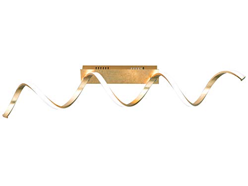 Wofi - LED moderne Spiral- Deckenleuchte Russel Design Deckenlampe (Deckenleuchte) von Wofi