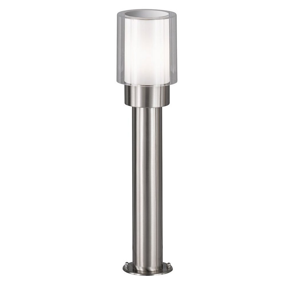 WOFI Außen-Stehlampe, Leuchtmittel nicht inklusive, Gartenlampen Aussen silber Aussenlampe Stehleuchte WOFI Außen-Stehlampe, Leuchtmittel nicht inklusive, Gartenlampen Aussen silber Aussenlampe Stehleuchte von WOFI
