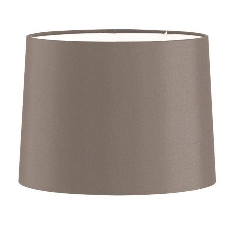 WOFI Tischleuchte, Lampenschirm aus Textil in cappuccino braun DM x Höhe 25 x 18,5 cm von WOFI