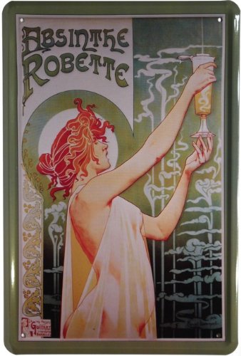 Blechschild Absinthe Robette 20 x 30 cm Reklame Retro Blech 775 Blechschild Absinthe Robette 20 x 30 cm Reklame Retro Blech 775 von WOGEKA ART