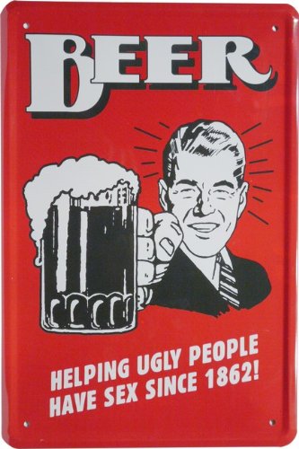 Blechschild Beer Bier Werbung 20 x 30cm Reklame Retro Blech 971 Blechschild Beer Bier Werbung 20 x 30cm Reklame Retro Blech 971 von WOGEKA ART