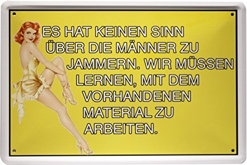 Blechschild Comic Spruch Frauen Gattin 20 x 30 cm Reklame Retro Blech 1271 Blechschild Comic Spruch Frauen Gattin 20 x 30 cm Reklame Retro Blech 1271 von WOGEKA ART
