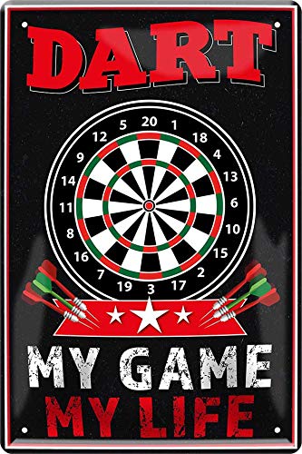 Dart - My game my life 20 x 30 cm Haus Bar Party Keller Deko Blechschild 248 Dart - My game my life 20 x 30 cm Haus Bar Party Keller Deko Blechschild 248 von WOGEKA ART