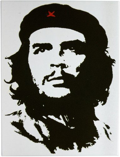 Kühlschrank Metall Magnet 6x8 cm"Guevara" Nostalgie Tin Sign EMAG167 von WOGEKA ART