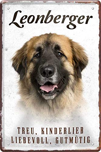 Leonberger Hund Steckbrief 20 x 30 cm Deko Spruch Blechschild Blech 280 Leonberger Hund Steckbrief 20 x 30 cm Deko Spruch Blechschild Blech 280 von WOGEKA ART
