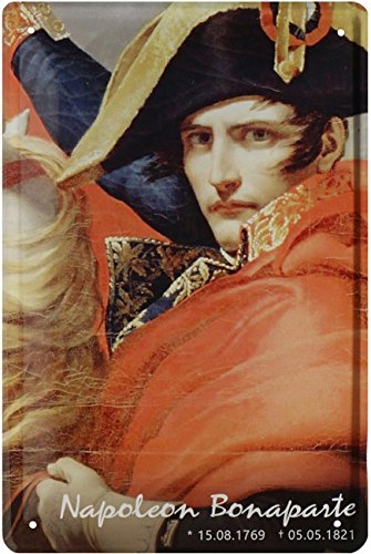Napoleon Bonaparte Kaiser Napoleon I. France Blechschild 20x30 Retro Blech 1750 von WOGEKA ART
