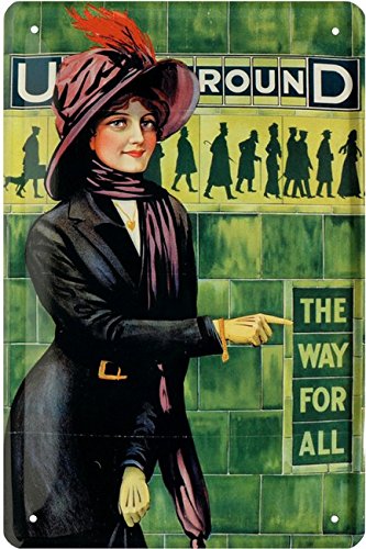 Underground - The way for all Blechschild 20 x 30 Retro Blech 1665 Underground - The way for all Blechschild 20 x 30 Retro Blech 1665 von WOGEKA ART