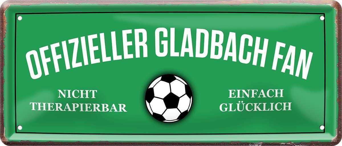 WOGEKA ART Metallbild Offizieller Gladbach Fan - 28 x 12 cm Blechschild Fußball WOGEKA ART Metallbild Offizieller Gladbach Fan - 28 x 12 cm Blechschild Fußball von WOGEKA ART