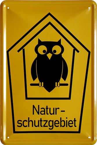 WOGEKA ART Retro Blechschild - Naturschutzgebiet - Spruch als Geschenk-Idee zur Deko, 20 x 30 cm, aus Metall im Vintage Design 1115 WOGEKA ART Retro Blechschild - Naturschutzgebiet - Spruch als Geschenk-Idee zur Deko, 20 x 30 cm, aus Metall im Vintage Design 1115 von WOGEKA ART
