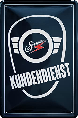 WOGEKA ART Retro Blechschild - SIMSON Kundendienst - DDR Nostalgie Schild als Geschenkidee für SIMSON-FANS zu Geburtstag Weihnachten als WERKSTATT-Deko 20x30 cm Vintage Metallschild 860 WOGEKA ART Retro Blechschild - SIMSON Kundendienst - DDR Nostalgie Schild als Geschenkidee für SIMSON-FANS zu Geburtstag Weihnachten als WERKSTATT-Deko 20x30 cm Vintage Metallschild 860 von WOGEKA ART