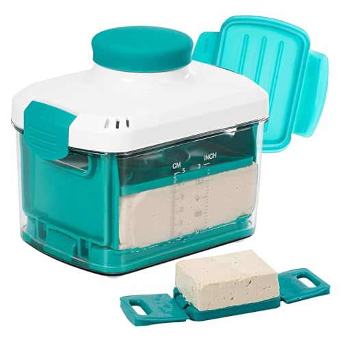 WOGXN Tofupresse - Tofu-Pressform - Verstellbares Tofu- Maker Für Festen Tofus - Multifunktionale Käsepresse Küchen-Kochzubehör -Käseform Mit Pressdeckel, Küchen Gadgets Für Tofus WOGXN Tofupresse - Tofu-Pressform - Verstellbares Tofu- Maker Für Festen Tofus - Multifunktionale Käsepresse Küchen-Kochzubehör -Käseform Mit Pressdeckel, Küchen Gadgets Für Tofus von WOGXN