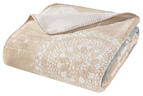 WOHNWOHL® Kuscheldecke (150x200cm) • Weiche Tagesdecke • Sofadecke • Wohndecke • Schlafdecke • Oeko-Tex zertifizierte Baumwolldecke • Samtig weiche Decke • Decke mit Sprüchen von WOHNWOHL