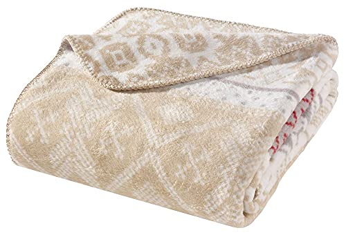 WOHNWOHL® Kuscheldecke (150x200cm) • Weiche Tagesdecke • Sofadecke • Wohndecke • Schlafdecke • Oeko-Tex zertifizierte Baumwolldecke • Samtig weiche Decke • Winterdecke von WOHNWOHL