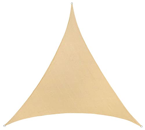 WOHNWOHL® Sonnensegel • Sonnenschutz • Sonnendach • 90% Sonnen- und UV-Schutz - versch. Größen, Größe:360 x 360 x 360 cm, Farben:Offwhite von WOHNWOHL