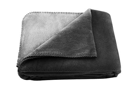 WOHNWOHL® Kuscheldecke 150x200cm • Weiche Tagesdecke • Sofadecke • Wohndecke • Winterdecke • Ökotex Zertifizierte Baumwolldecke • versch. Farben von WOHNWOHL