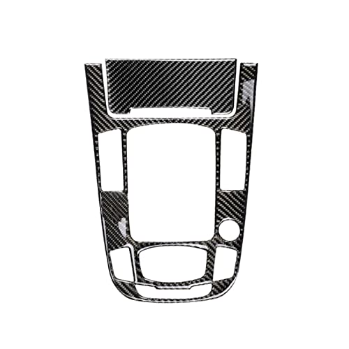 Real Carbon Fiber Für Audi A4 B8 A5 2009 2010-2016/ Q5 2010-2018 Mittelkonsole Gangschaltung Panel Abdeckung Rahmen Trim (Color : E) von WOHOOD