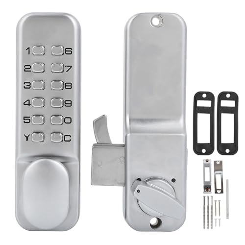 1 ‑ 11 Digits Mechanical Combination Lock with Reset Function, Keyless Entry Door Lock Security Coded Lock Fits 10-60mm Interior Office Rental Doors 1 ‑ 11 Digits Mechanical Combination Lock with Reset Function, Keyless Entry Door Lock Security Coded Lock Fits 10-60mm Interior Office Rental Doors von WOHPNLE