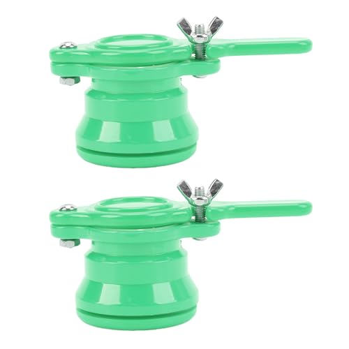 2 Stück Honig Tor, Honig Ernte Kit Leck sicher Kunststoff Honig Extraktion Wasserhahn für Imker Honig Extraktion Ausrüstung (Grün) von WOHPNLE