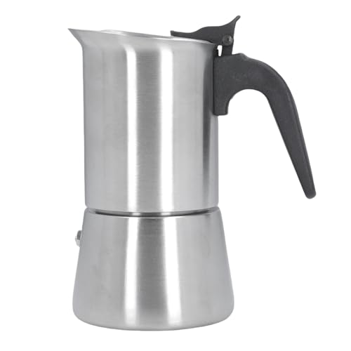 304 Edelstahl Kaffee braut Topf, Herdplatte Espresso maschine Kaffee maschine Kaffeekanne für handgemachte Espresso und Heim brauen (300 ml) von WOHPNLE