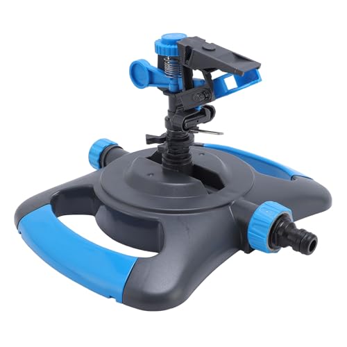 360 Grad rotierender Hofsprinkler, automatische Gartensprinkler -System Außenwassersprinkler für Rasen rotierende effiziente Sprinkler für Garten und Bewässerung von WOHPNLE
