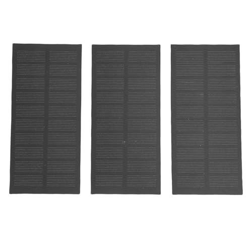 3pcs Solarmodule, Mini Solar Panel Ladegerät 1.3W monokristalline Haustier für Batterie -Handy -Tablet Camping -Wanderung Outdoor tragbar von WOHPNLE