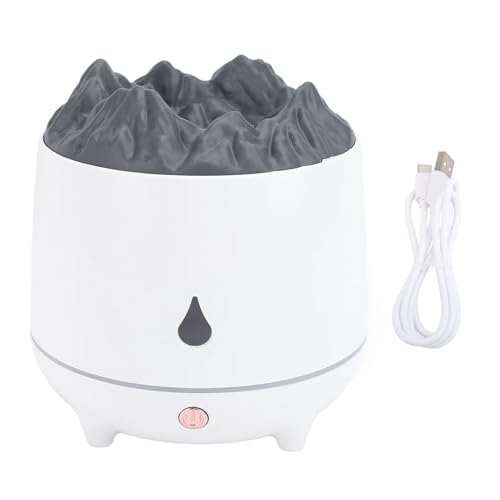 400 ml ätherische Öldiffusorin, Vulkanflamme Aromatherapie Diffusors Personal Desktop Luftbefeuchter duftender Luftbefeuchter Vaporizer für Schlafzimmer Home Office 400 ml ätherische Öldiffusorin, Vulkanflamme Aromatherapie Diffusors Personal Desktop Luftbefeuchter duftender Luftbefeuchter Vaporizer für Schlafzimmer Home Office von WOHPNLE