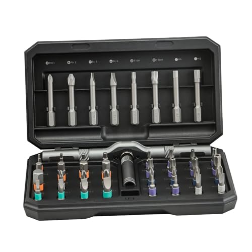 42 in 1 Magnetschraubendreher -Set, DIY -Ratschenschraubendreher -Set Multi -Bit -Magnet -Ratschenschraubendreher -Set mit abnehmbarem Ratschengriff für Zuhause, Elektronik, Möbel 42 in 1 Magnetschraubendreher -Set, DIY -Ratschenschraubendreher -Set Multi -Bit -Magnet -Ratschenschraubendreher -Set mit abnehmbarem Ratschengriff für Zuhause, Elektronik, Möbel von WOHPNLE