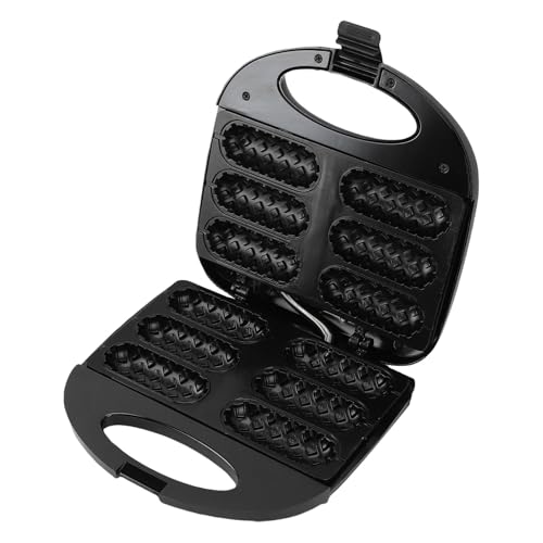 Corn Dog Maker, Electric 6 Hot Dog Waffle Maker mit Nicht-Schicht-Beschichtung und Autoperationssteuerung für die Küche US-Stecker 110 V von WOHPNLE