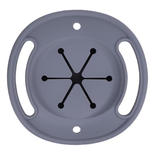 Cowboy Hut Snack Schüssel Silikone Snack Tasse, Cowboyhut -Chip und Dip Bowl Baby Snack Behälter Doppelohr Griff Snack Tasse süßer Snackteller (Gray) von WOHPNLE
