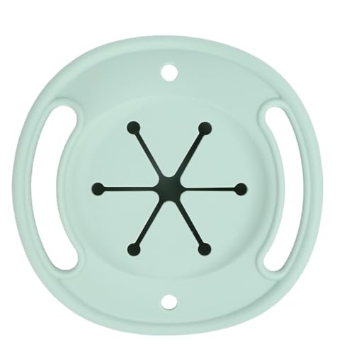 Cowboy Hut Snack Schüssel Silikone Snack Tasse, Cowboyhut -Chip und Dip Bowl Baby Snack Behälter Doppelohr Griff Snack Tasse süßer Snackteller (Green) von WOHPNLE