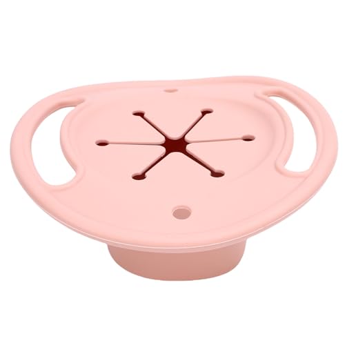 Cowboy Hut Snack Schüssel Silikone Snack Tasse, Cowboyhut -Chip und Dip Bowl Baby Snack Behälter Doppelohr Griff Snack Tasse süßer Snackteller (Pink) von WOHPNLE
