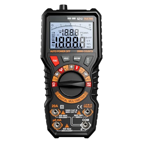 Digitaler Multimeter -Tester, Autorange Digital Multimeter 20000 zählt True RMS Auto -Ranging NCV -Spannungstester misst den AC -DC -Spannungsstrom Digitaler Multimeter -Tester, Autorange Digital Multimeter 20000 zählt True RMS Auto -Ranging NCV -Spannungstester misst den AC -DC -Spannungsstrom von WOHPNLE