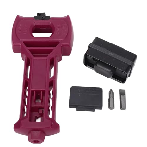 Door Latch Mortise Tool, Adjustable Plastic Latch Installation Tool Latch Cutting Tool with Switchable Blades and Chisel for 1-3/8 Inch and 1-3/4 Inch Doors Red Door Latch Mortise Tool, Adjustable Plastic Latch Installation Tool Latch Cutting Tool with Switchable Blades and Chisel for 1-3/8 Inch and 1-3/4 Inch Doors Red von WOHPNLE