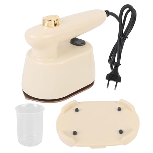 Handheld -Kleidungsdampfer für Kleidung, tragbarer Kleidungsdampfer mit 120 ml Wassertank 1,5 m Kabel schnelles Dampfeisen für Heimnummer (Aprikose) von WOHPNLE