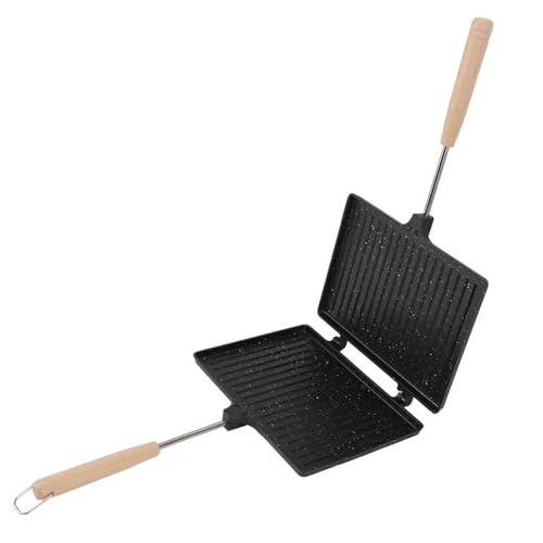 Handsandwichhersteller Multifunktional doppelseitig verhindern Stick Hand Toaster Sandwich Maker zum Heimfrühstück von WOHPNLE