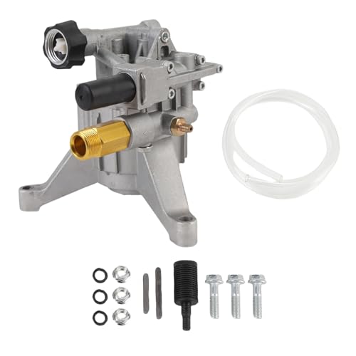 High Pressure Washer Pump, 3/4 Inch Shaft Horizontal Pressure Washer Pump Shaft Horizontal Plunger Pump Aluminum Inclined Disk for cleaning environments von WOHPNLE