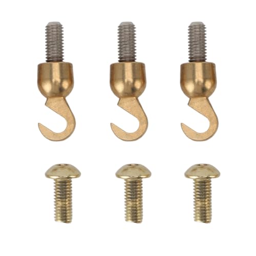 Hochwertiges Messing-Set für Großvateruhren, Gehäuse, Haken für Großvateruhr mit Mutter und Bolzen, offenes Design, antike Uhren-Ersatzteile Hochwertiges Messing-Set für Großvateruhren, Gehäuse, Haken für Großvateruhr mit Mutter und Bolzen, offenes Design, antike Uhren-Ersatzteile von WOHPNLE