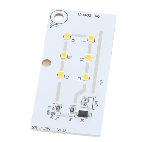 LED Microwave Light Replacement Bulb, 5304517872 Under Hood Oven and Microwave LED Lamp for 123462 A0 4920115 Model Energy Efficient Shatterproof Design von WOHPNLE
