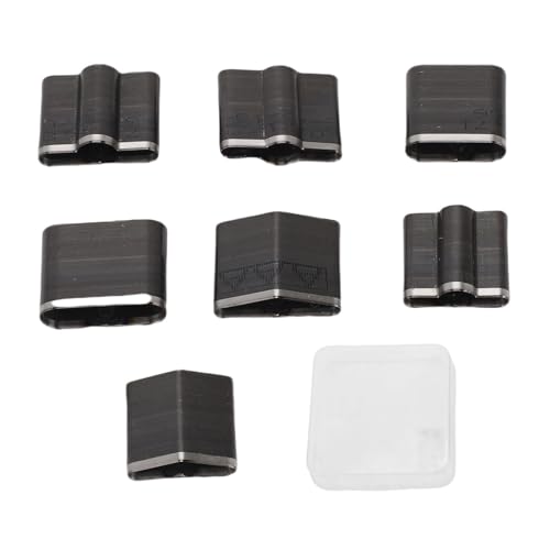 Lederlochschneider Punch -Set, 7pcs Cutter Stempelwerkzeug mit Aufbewahrungsbox hoher Kohlenstoffstahl -Schimmelpilzstempel -Set für DIY -Lederarbeiten, Handwerksgurte, Uhrengurte von WOHPNLE