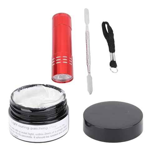 Leichtes Härtungskitt 50G, Multi Purpose Fastfestifying Reparaturton Schnellpaste Härtung Kitt mit Licht für Handwerk, Reparatur, Nägel, 3D -Druckfixen von WOHPNLE